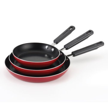 Amazon Vendor Aluminium Nonstick 8 &#39;&#39; 10 &#39;&#39; 11 &#39;&#39; Set de poêle avec poignées